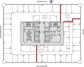 11100 Santa Monica Blvd, Los Angeles, CA à louer Plan d’étage- Image 1 de 1