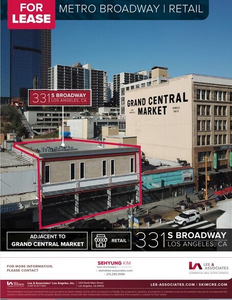 331 S Broadway, Los Angeles, CA à louer - Photo du bâtiment - Image 2 de 6