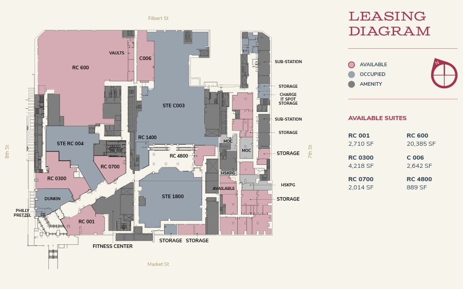 701 Market St, Philadelphia, PA for lease Floor Plan- Image 1 of 1