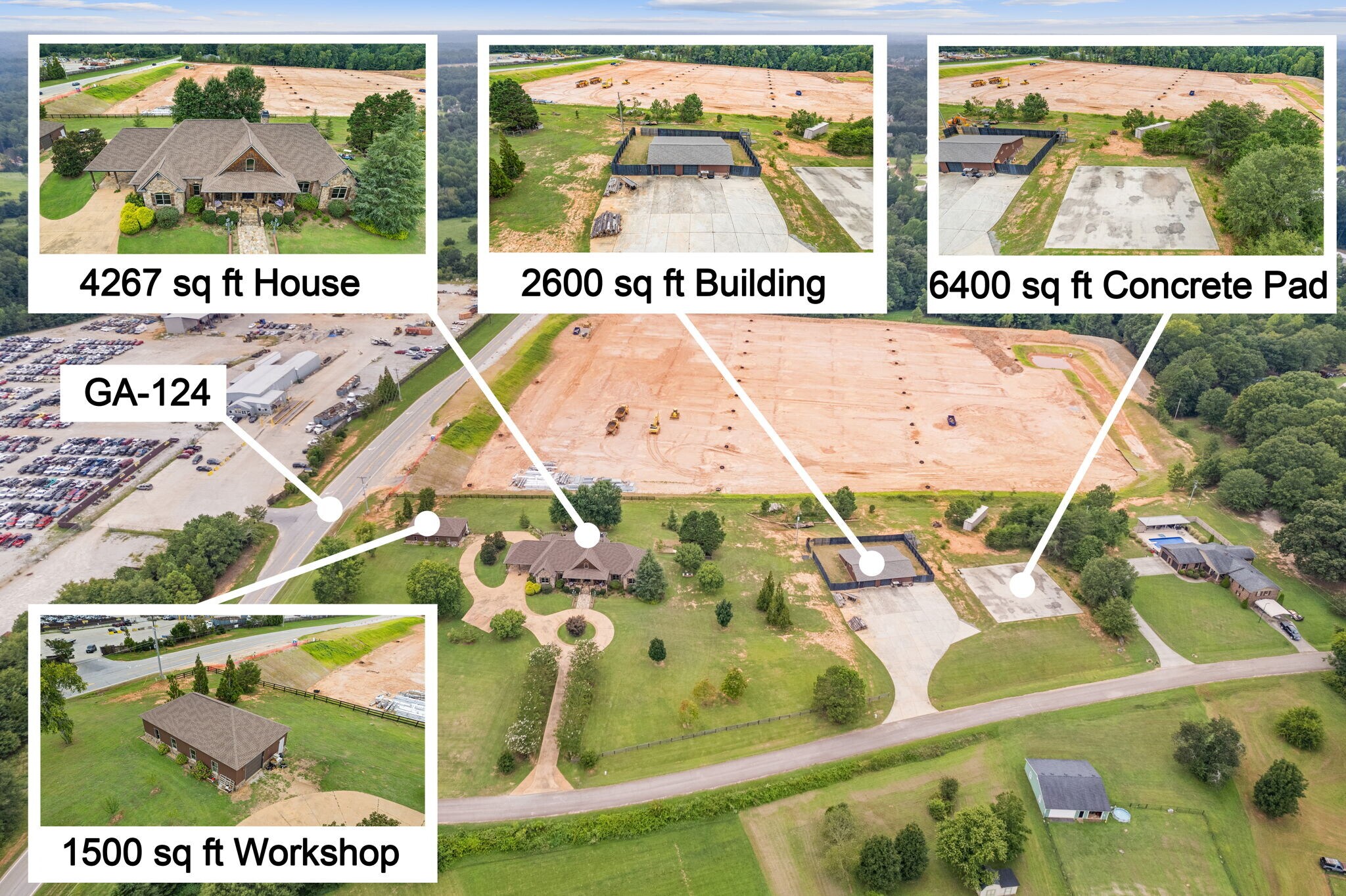 2932 Highway 124 W, Jefferson, GA à vendre Photo du bâtiment- Image 1 de 51