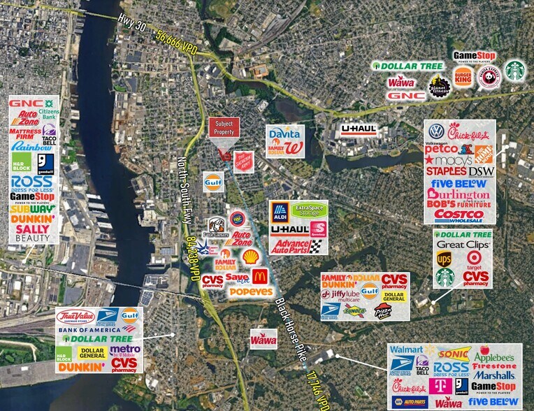 1426 Mount Ephraim Ave, Camden, NJ à vendre - Aérien - Image 3 de 3