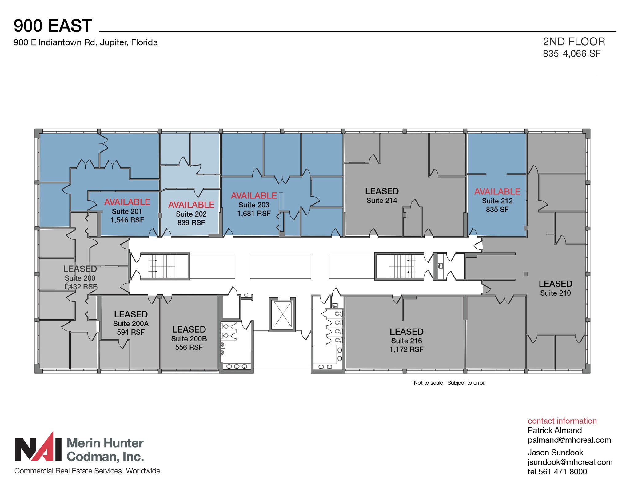 900 E Indiantown Rd, Jupiter, FL for lease Floor Plan- Image 1 of 2