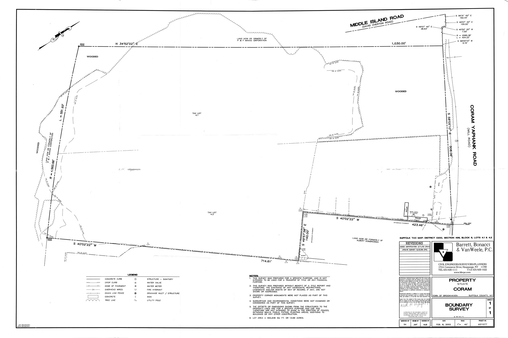 482 Mill Rd, Coram, NY à vendre Plan de site- Image 1 de 2