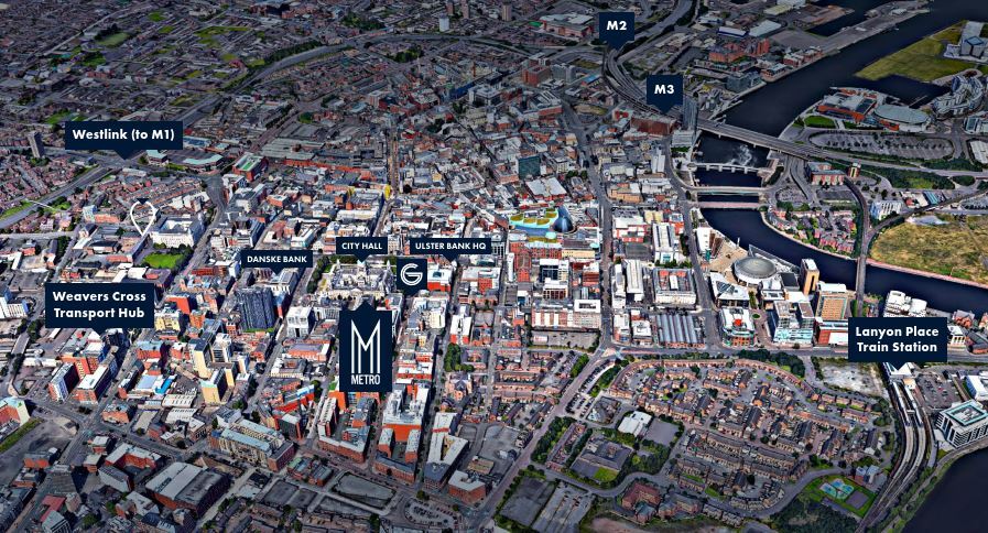 6-9 Donegall Sq S, Belfast à louer Aérien- Image 1 de 5