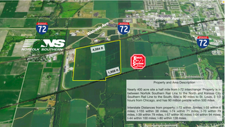 More details for Dual Rail Site, Springfield, IL - Land for Sale