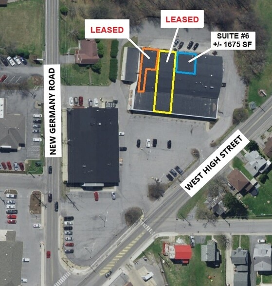 1104 W High St, Ebensburg, PA for lease - Aerial - Image 1 of 3