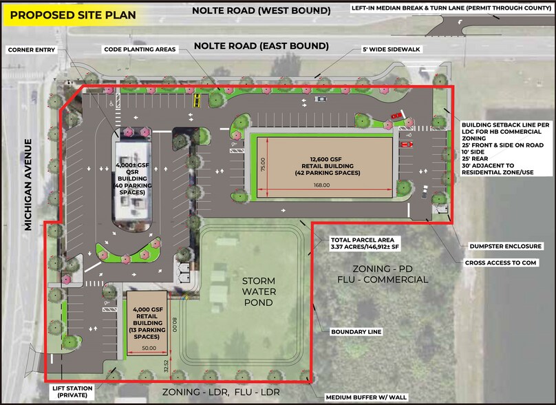 3845 Michigan Ave, Saint Cloud, FL à vendre - Plan de site - Image 2 de 3
