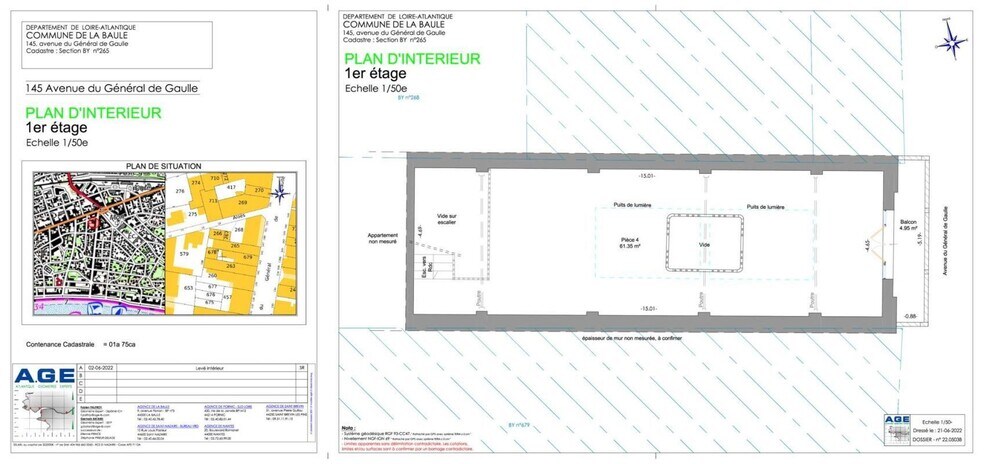 Commerce de détail dans La Baule-Escoublac à louer - Plan d’étage - Image 2 de 4