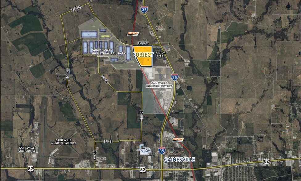S/S FM 1202, Gainesville, TX à vendre - Aérien - Image 2 de 2