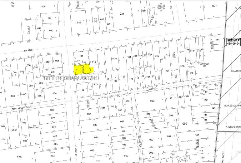 106 Church St, Charleston, SC à vendre - Plan cadastral - Image 1 de 2