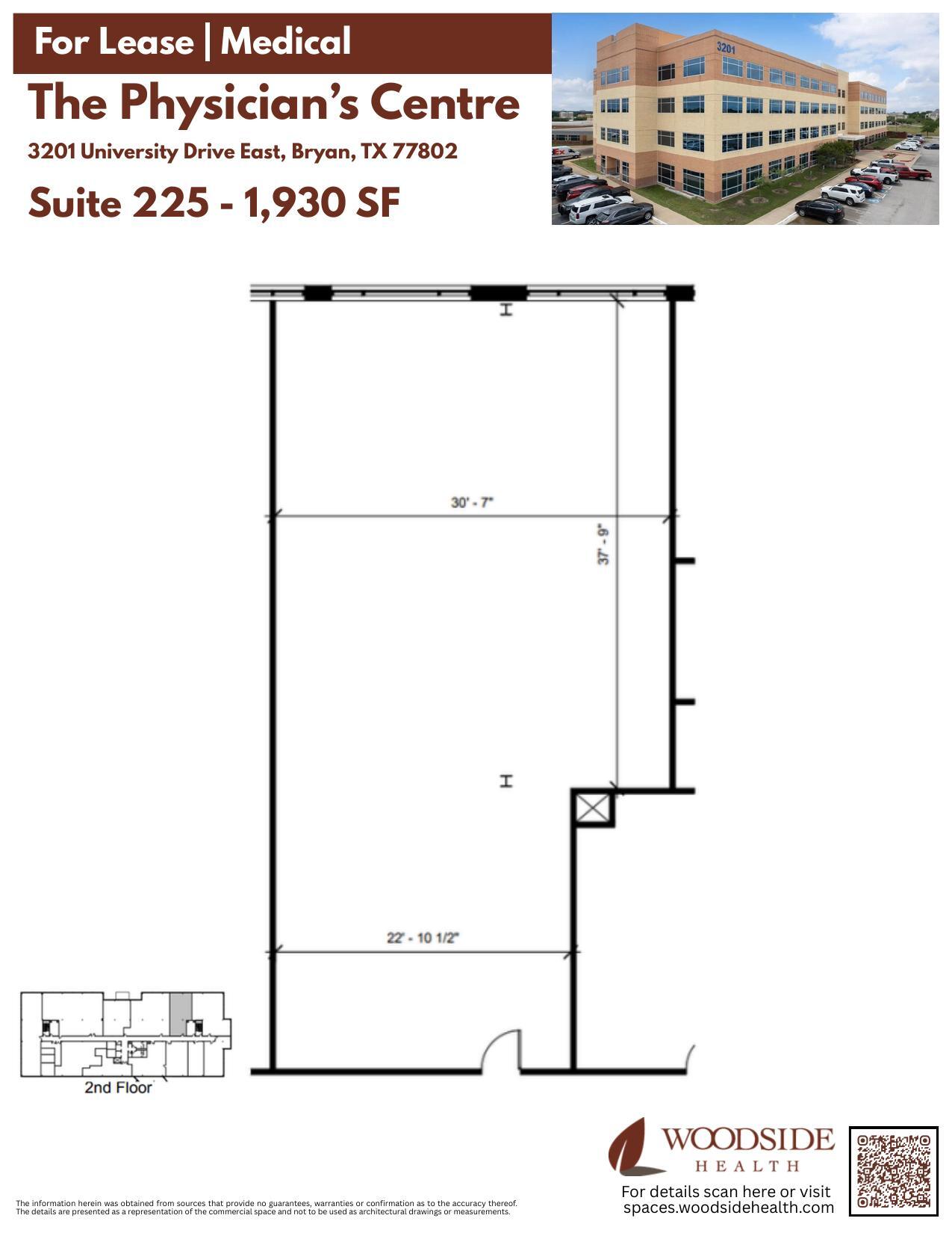 3201 University Dr E, Bryan, TX à louer Plan d’étage- Image 1 de 1