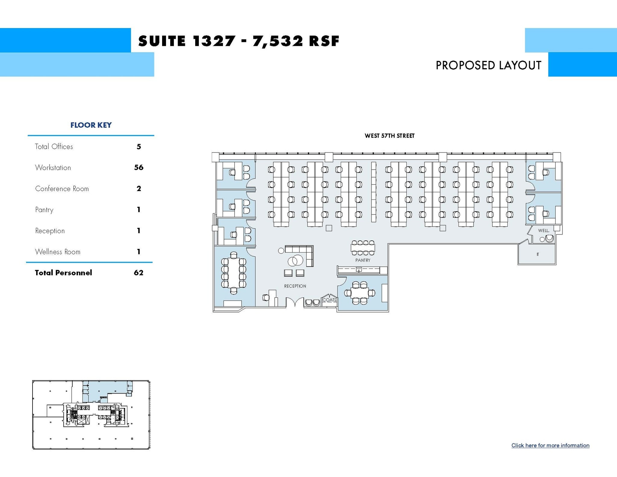 555 W 57th St, New York, NY for lease Floor Plan- Image 1 of 3