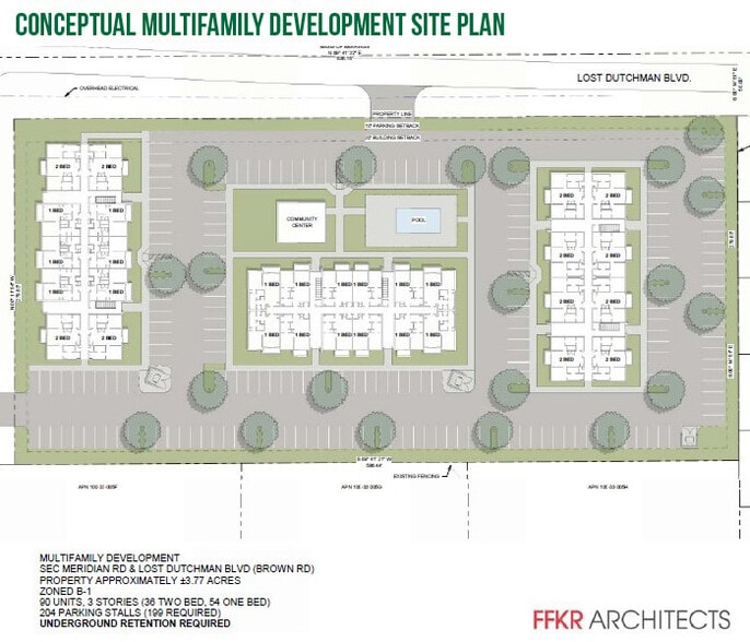 Meridian Dr, Apache Junction, AZ for sale - Site Plan - Image 2 of 8