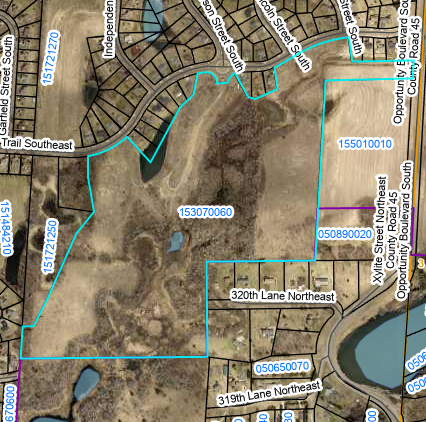 XXX Pioneer Trail, Cambridge, MN for sale - Aerial - Image 1 of 1