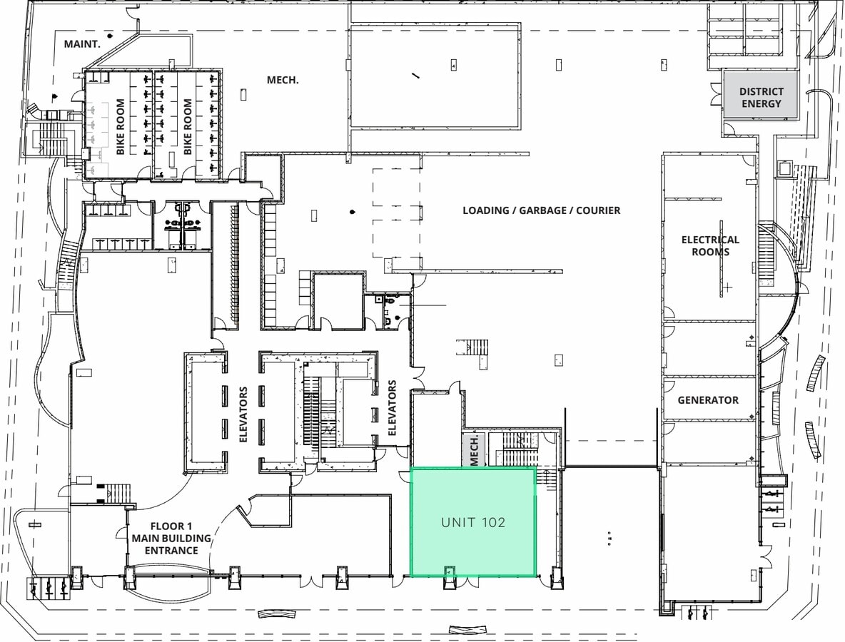 9686 137 St, Surrey, BC V0V 0V0 - Unité 102 - - Plan d’étage - Image 1 of 1