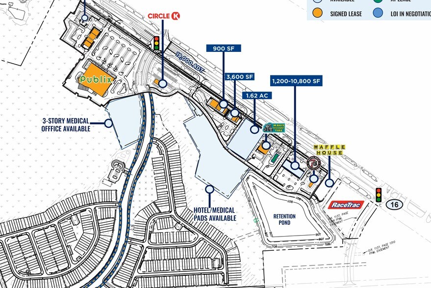 2875-2885 State Road 16, Saint Augustine, FL à louer - Plan de site - Image 2 de 2
