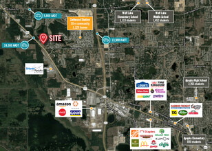 W. Orange Blossom Trail, Zellwood, FL - aerial  map view - Image1