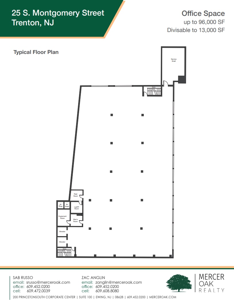 25 S Montgomery St, Trenton, NJ for lease Floor Plan- Image 1 of 1
