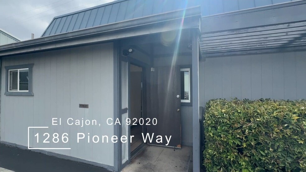 1286 Pioneer Way, El Cajon, CA for lease - Commercial Listing Video - Image 2 of 3