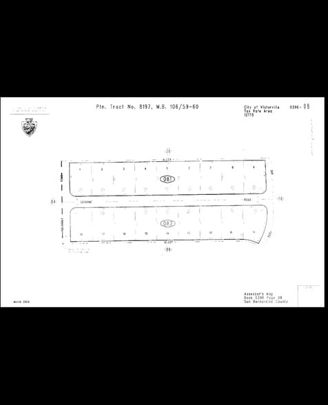 0 Cholame Road, Victorville, CA à vendre - Plan cadastral - Image 3 de 3