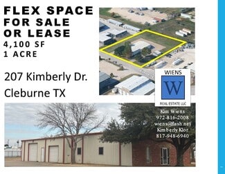 More details for 207 Kimberly Dr, Cleburne, TX - Industrial for Sale