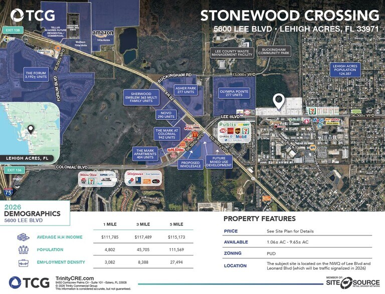 5600 Lee blvd, Lehigh Acres, FL à louer - Photo du bâtiment - Image 2 de 3