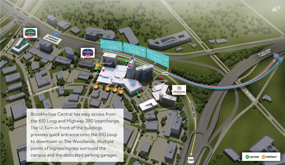 2950 N Loop Fwy W, Houston, TX à louer - Plan de site - Image 2 de 20