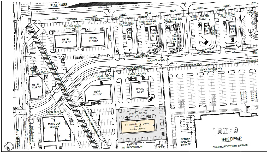 4569 Magnolia Village Dr, Magnolia, TX for lease Plat Map- Image 1 of 3