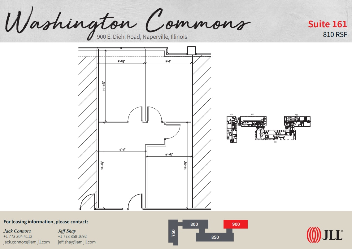 450-500 E Diehl Rd, Naperville, IL à louer Plan d’étage- Image 1 de 1