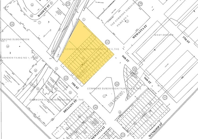 1900 16th St, Denver, CO à louer - Plan cadastral - Image 2 de 24