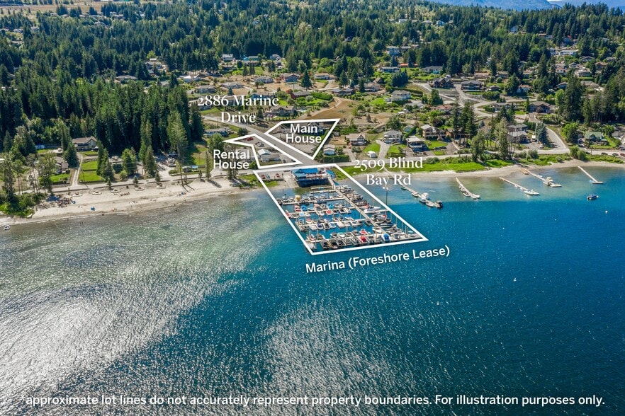 2886 Marine Dr, Blind Bay, BC à vendre - Photo du bâtiment - Image 2 de 48