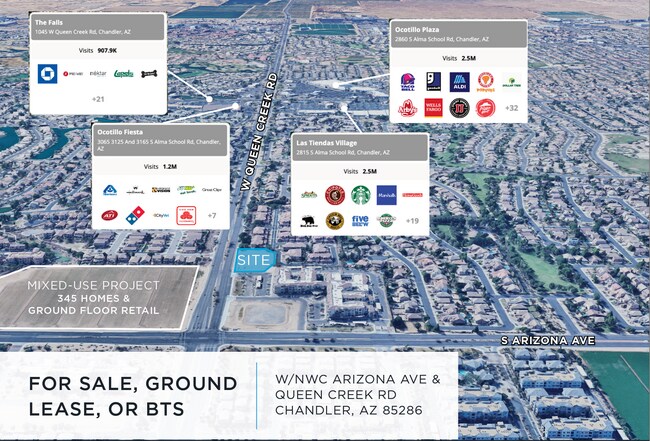 More details for W of NWC Queen Creek Rd & Arizona Ave, Chandler, AZ - Land for Sale