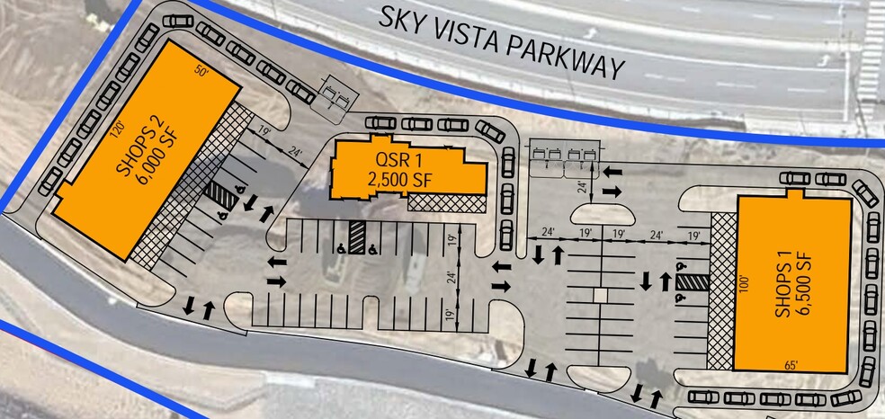 Sky Vista Pky, Reno, NV for lease - Site Plan - Image 3 of 14