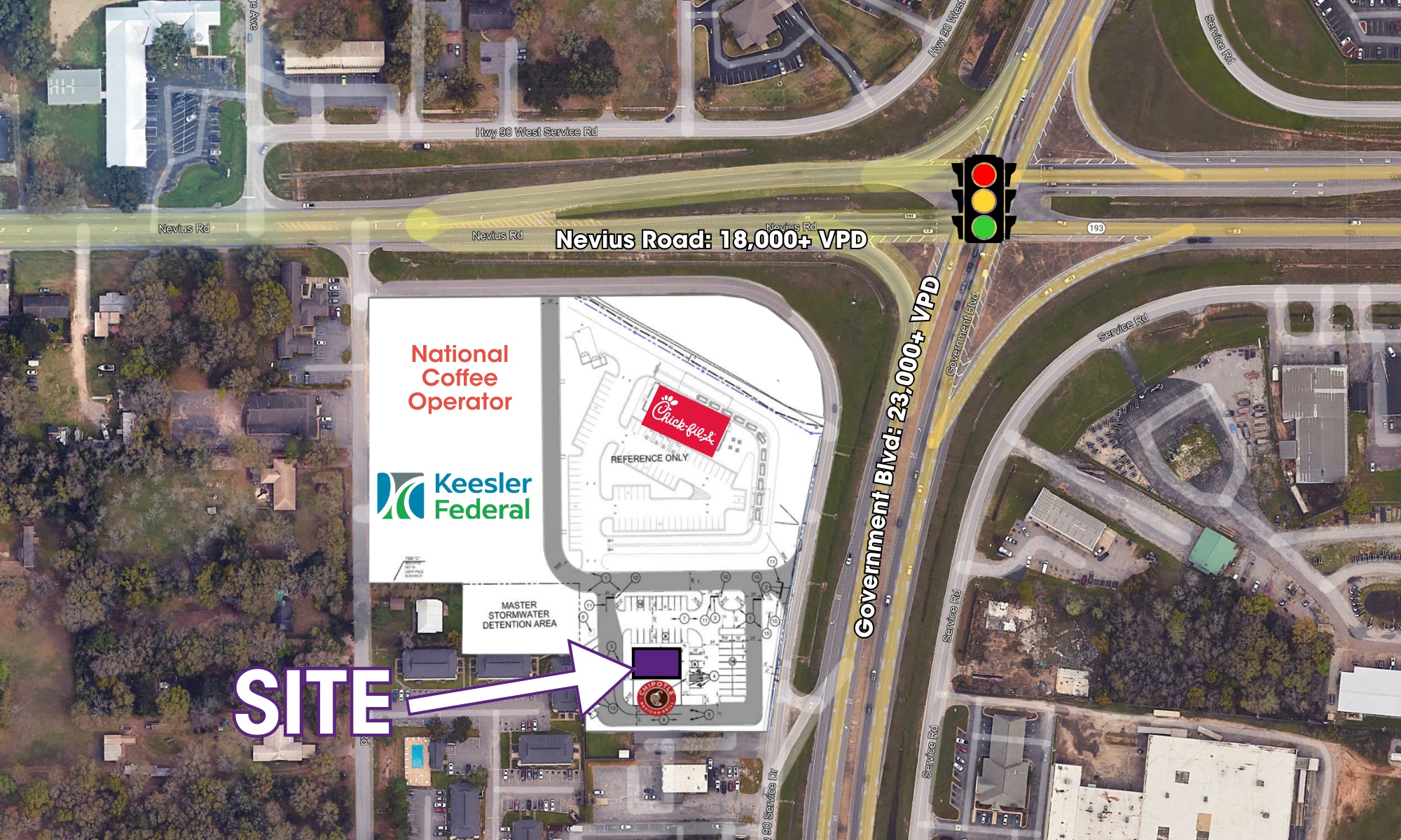 NWC Nevius Rd, Mobile, AL for lease Building Photo- Image 1 of 2