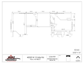 19725 Allen Rd, Brownstown Twp, MI à louer Plan d’étage- Image 1 de 9
