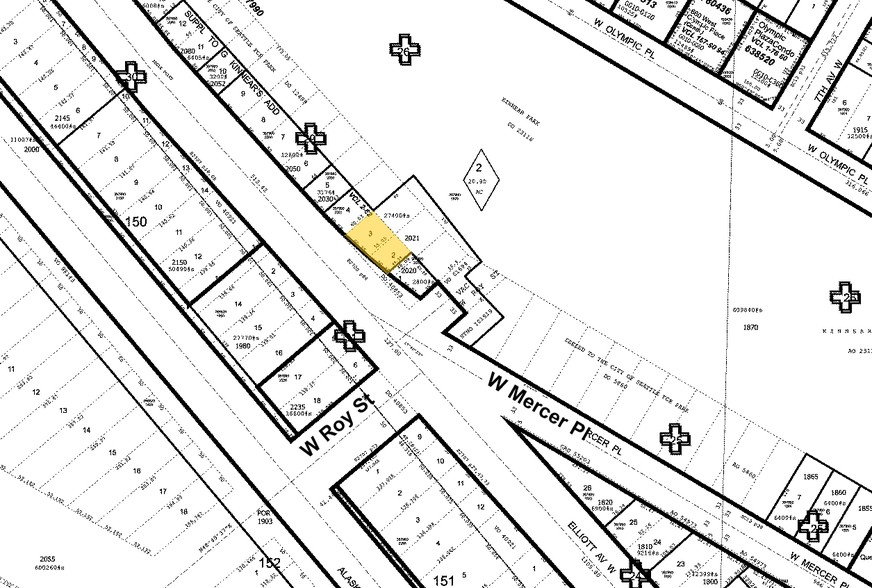 904 Elliott Ave W, Seattle, WA à vendre - Plan cadastral - Image 3 de 6