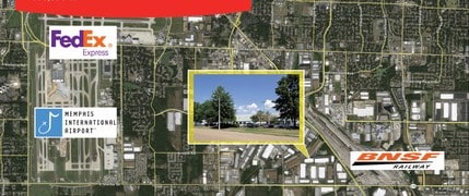 4550 Quality Dr, Memphis, TN - Aérien Vue de la carte
