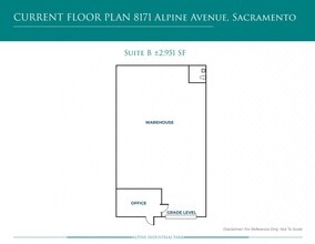 4300 82nd St, Sacramento, CA for lease Floor Plan- Image 1 of 1