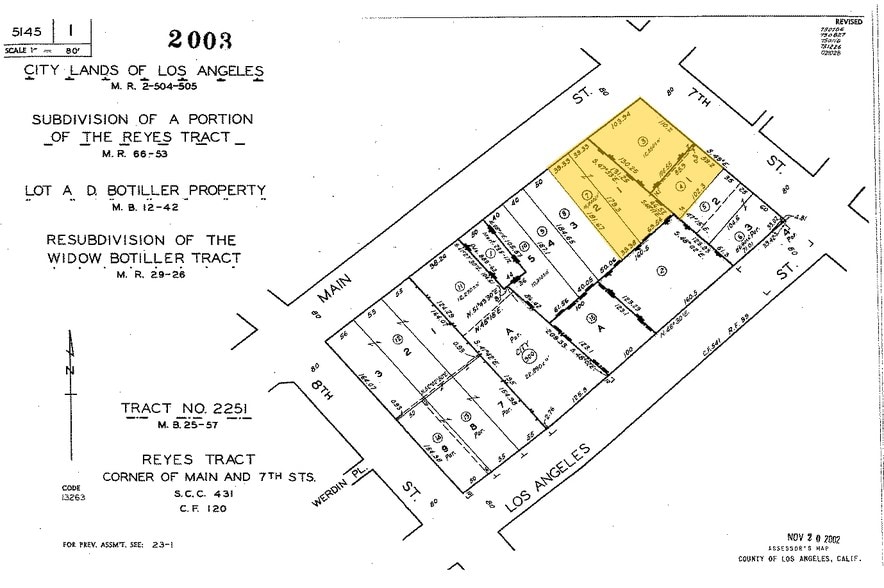700 S Main St, Los Angeles, CA à louer - Plan cadastral - Image 2 de 20