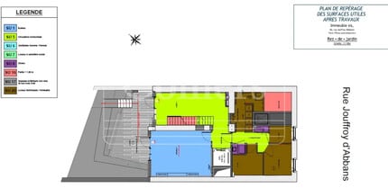 60 Rue Jouffroy D'Abbans, Paris à louer Plan d’étage- Image 2 de 7