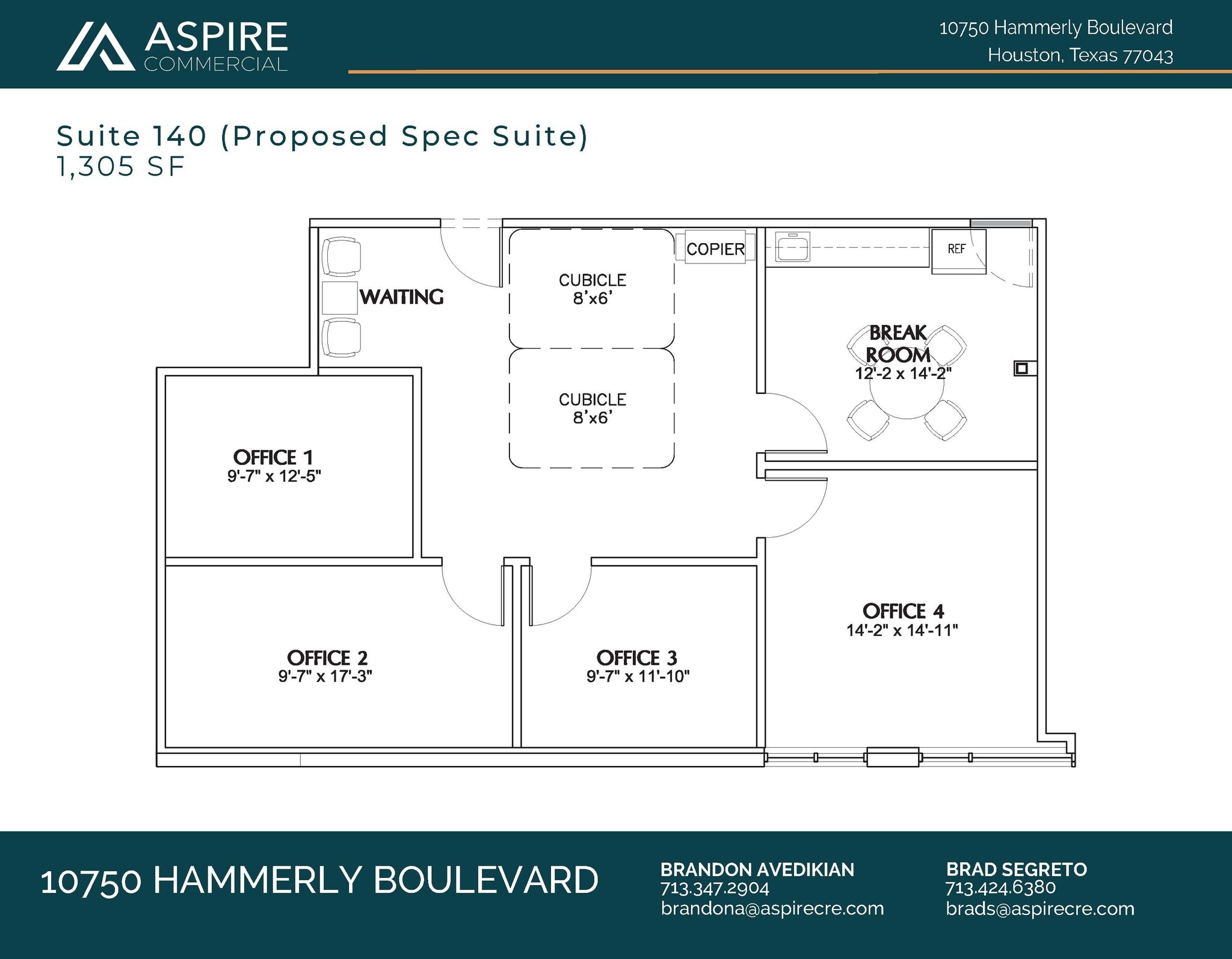 10750 Hammerly Blvd, Houston, TX for lease Floor Plan- Image 1 of 3