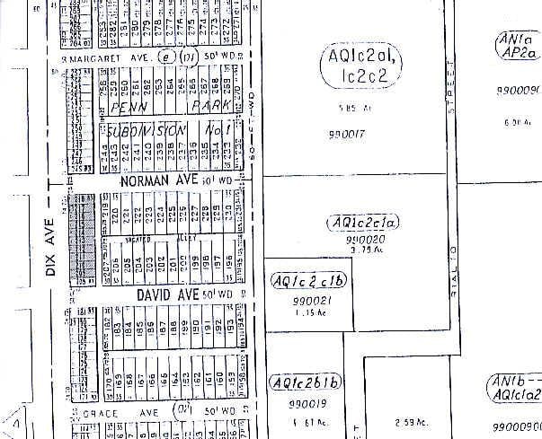 18800 Dix Rd, Melvindale, MI à vendre - Plan cadastral - Image 2 de 5