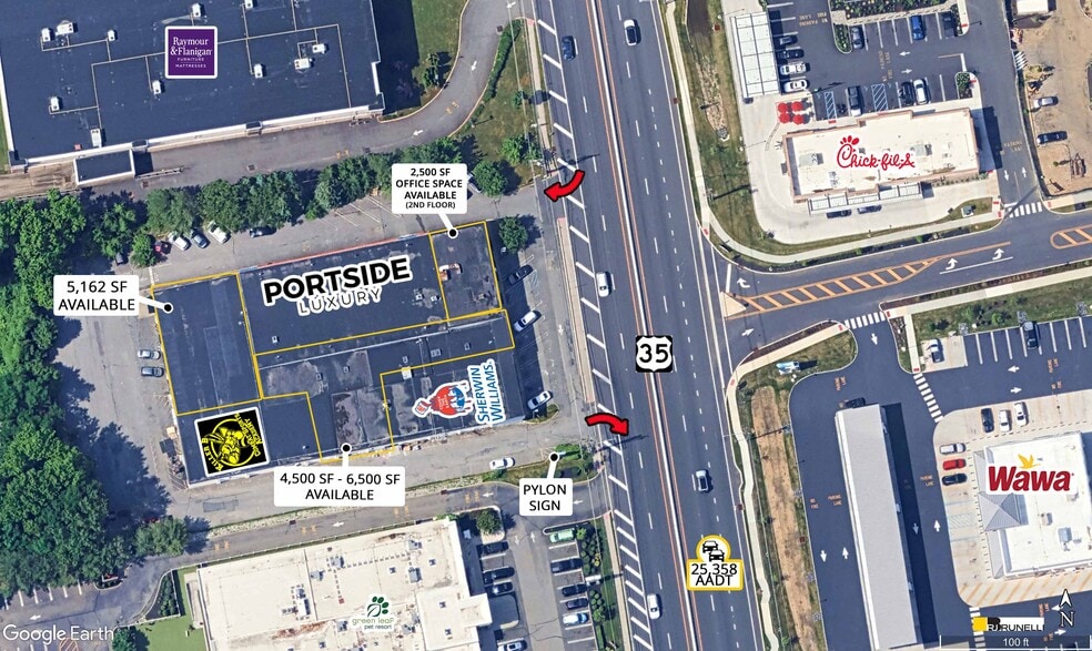 1604 S Route 35, Oakhurst, NJ for lease - Building Photo - Image 3 of 9