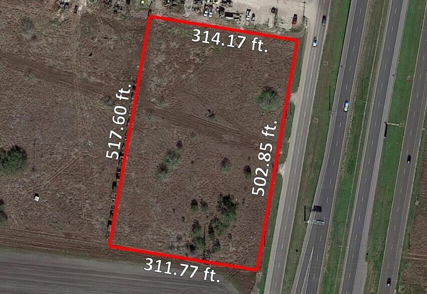 3329 I 69, Robstown, TX à vendre - Aérien - Image 2 de 3