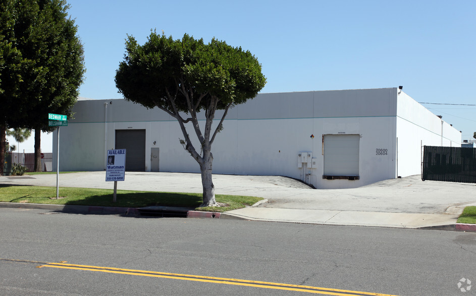 20604 Belshaw Ave, Carson, CA for lease - Primary Photo - Image 1 of 5