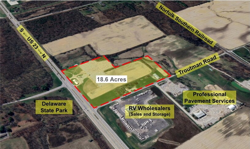 5201 US Highway 23 N, Delaware, OH à vendre - Photo du bâtiment - Image 2 de 5