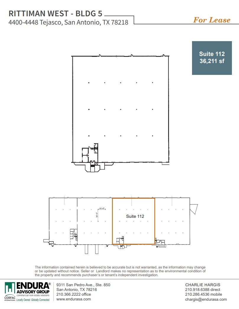 4400-4448 Tejasco, San Antonio, TX à louer Plan d’étage- Image 1 de 1