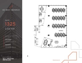 33 W Monroe St, Chicago, IL for lease Floor Plan- Image 1 of 6