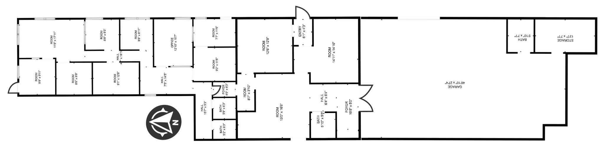 10400 E 21st St, Tulsa, OK à louer Plan d  tage- Image 1 de 1