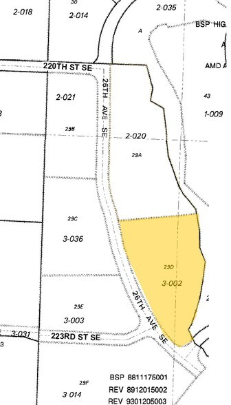 2525 223rd St SE, Bothell, WA à louer - Plan cadastral - Image 2 de 16